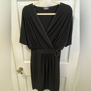 Vince Camuto Black Midi Dress
